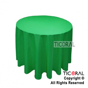 MANTEL LISO HS2201-10 VERDE 213CM DIAM PLASTICO x 1